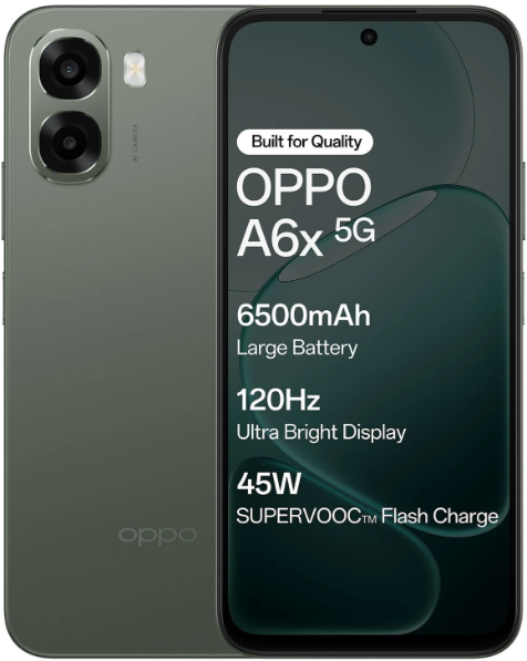 OPPO A6x 5G (Olive Green, 64 GB) (4 GB RAM)
