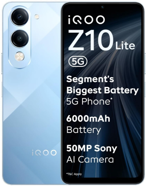 IQOO Z10 Lite 5G (Titanium Blue, 128 GB) (4 GB RAM)