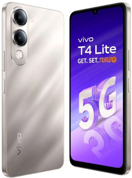 vivo T4 Lite 5G (Titanium Gold 2026, 64 GB) (4 GB RAM)